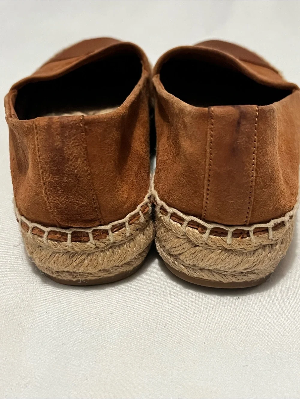 Tory Burch Tan Leather Espadrilles